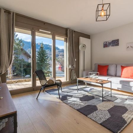 2 Pieces Vue Domaine Skiable Proche Arret Navette - Chalet Perrette Apartamento Saint-Gervais-les-Bains Exterior foto